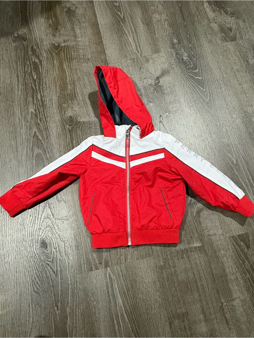 Perry Ellis Boys Size 2 Jacket Red And White
